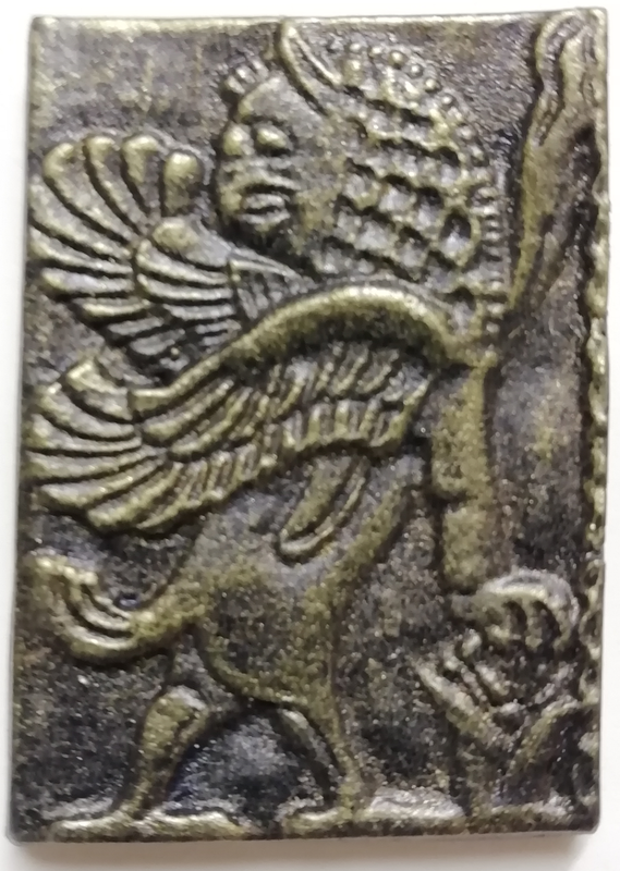 Bojující lev – magnetka